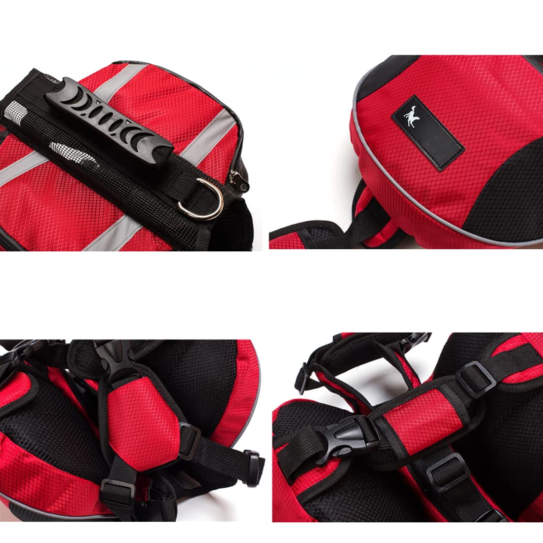 Backpack For Dog Dog Backpack PetAmi Saddle Bag For Medium Large Dogs Saddlebag Dogs Wear Harness Hiking Reflective Safety Side Pockets Vest Pack Camping Travel Orange La Dog Bookbag Dog Backpack Harness