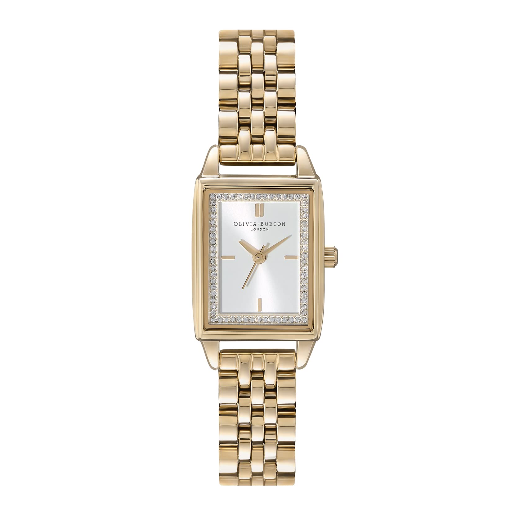 Olivia burton Rectangular Analog White Dial Womens Watch-24000013 (B0BJNW8V2B) Amazon Price History, Amazon Price Tracker