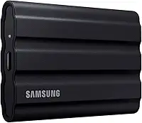 SAMSUNG T7 Shield 2 TB, SSD portátil, até 1050 MB/s, USB 3.2 Gen2, resistente, resistente à água e poeira IP65, para fotógrafos, criadores de conteúdo e jogos, unidade de estado sólido extenal