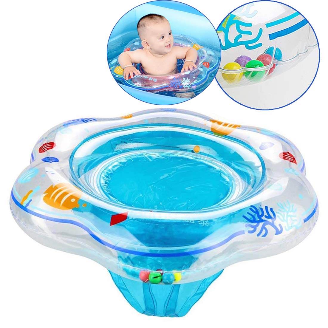 Anello da nuoto per bambini, anello per il nuoto del bambino, anello da nuoto gonfiabile.