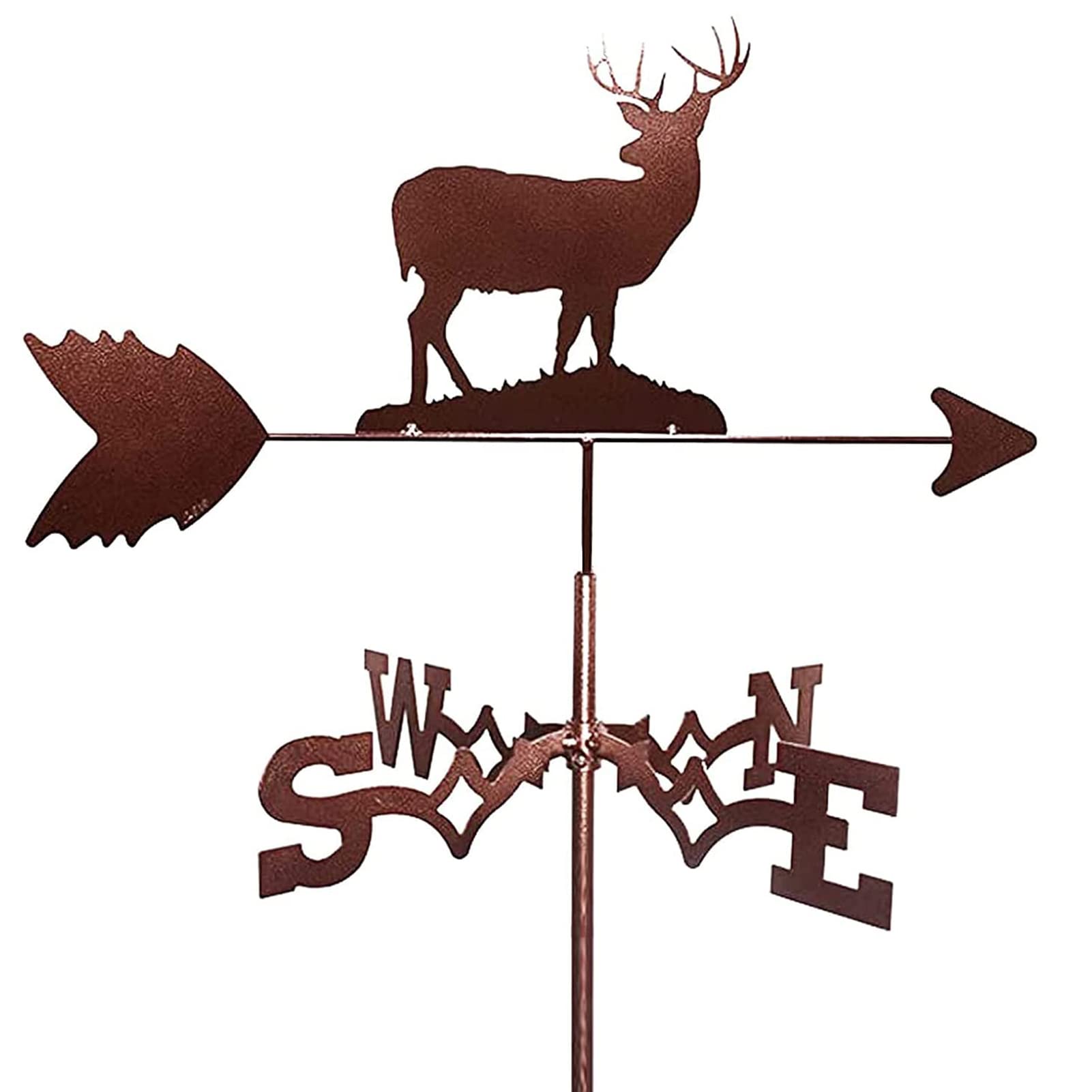 TAXXII Pigeon Metal Weather Vane, Stainless Steel Weathervane Wind Direction Indicator for Outdoor Garden Roof Paddock Decoration Vane