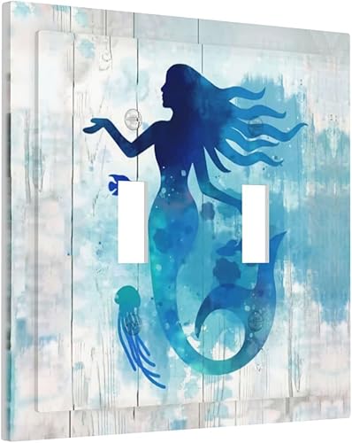 Miniatura 2 de Placa de pared eléctrica decorativa para niña, con diseño de mariposa, 2 bandas, para dormitorio, baño, habitación, hogar, decoración de casa, placa