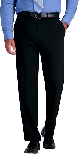 Haggar J.M Men's Premium Stretch Classic Fit Suit Separates Jackets, Black-Pant,