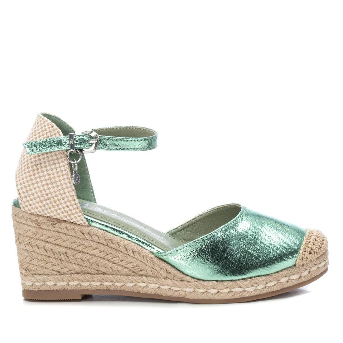 XTI - Sandalias con Cuña Mujer Aqua - Calzado Cómodo y Versátil - Moda casual - Modelo 14233401 (Talla 37)