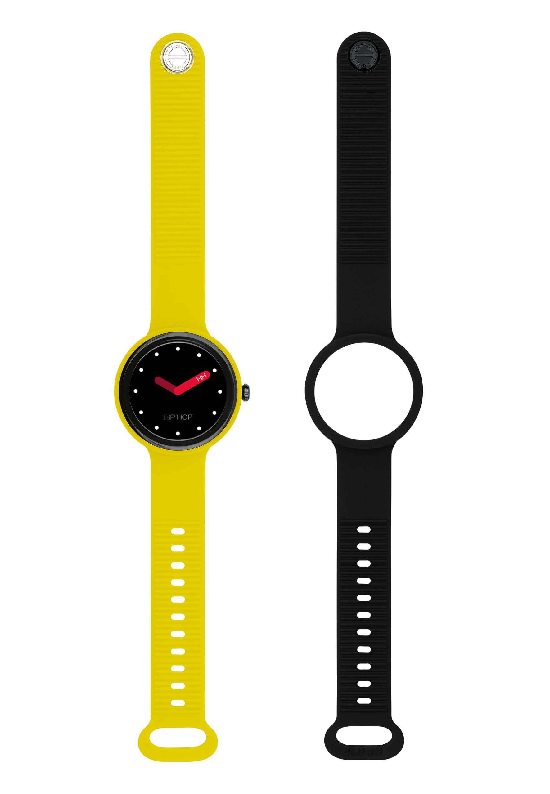 HIP HOP, Smartwatch Hero.NEXT, Smartwatch uOMO con 2 Cinturini Intercambiabili in Silicone, Orologio Smart con Display 1,09", Bluetooth 5.0, Funzioni Salute e Sport, Compatibile con iOS e Android