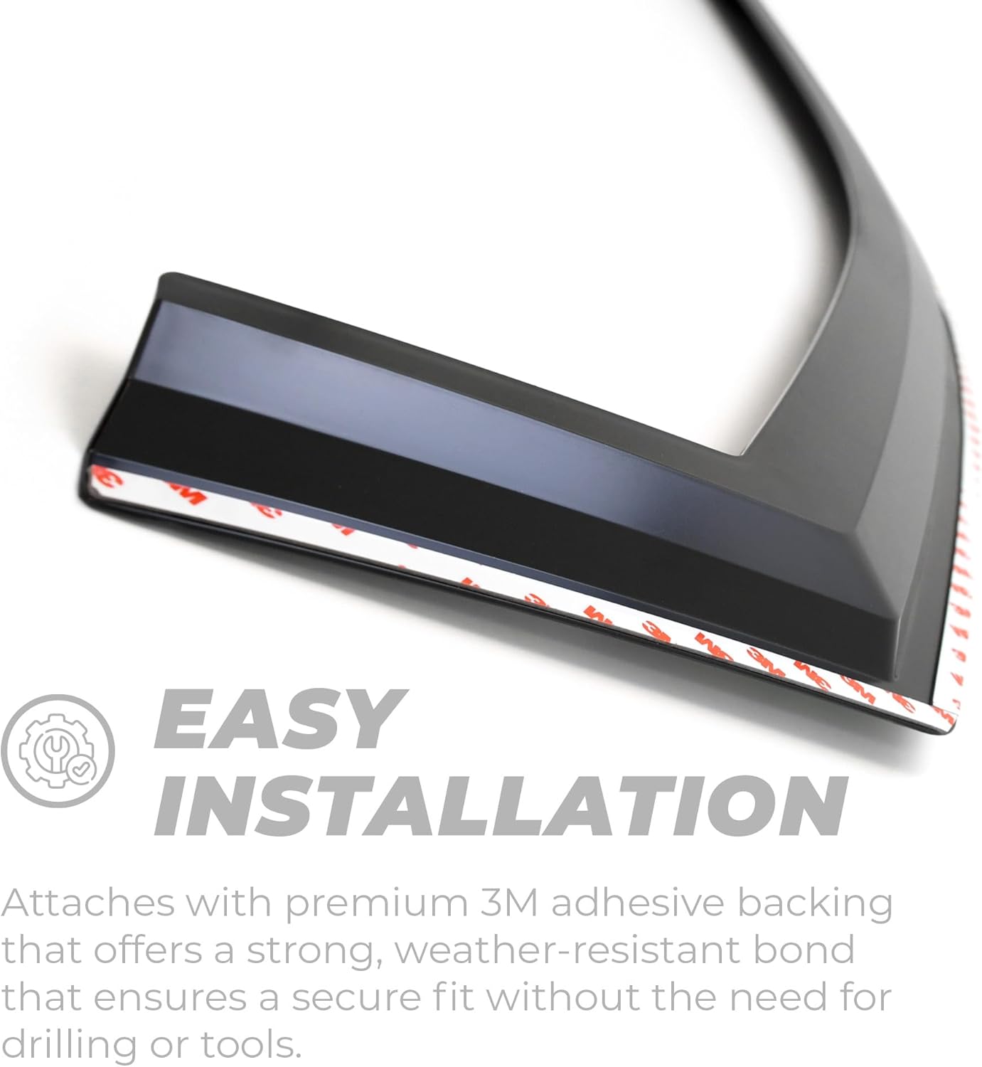 Putco 580137 Element Tinted Window Visor - Set of 4