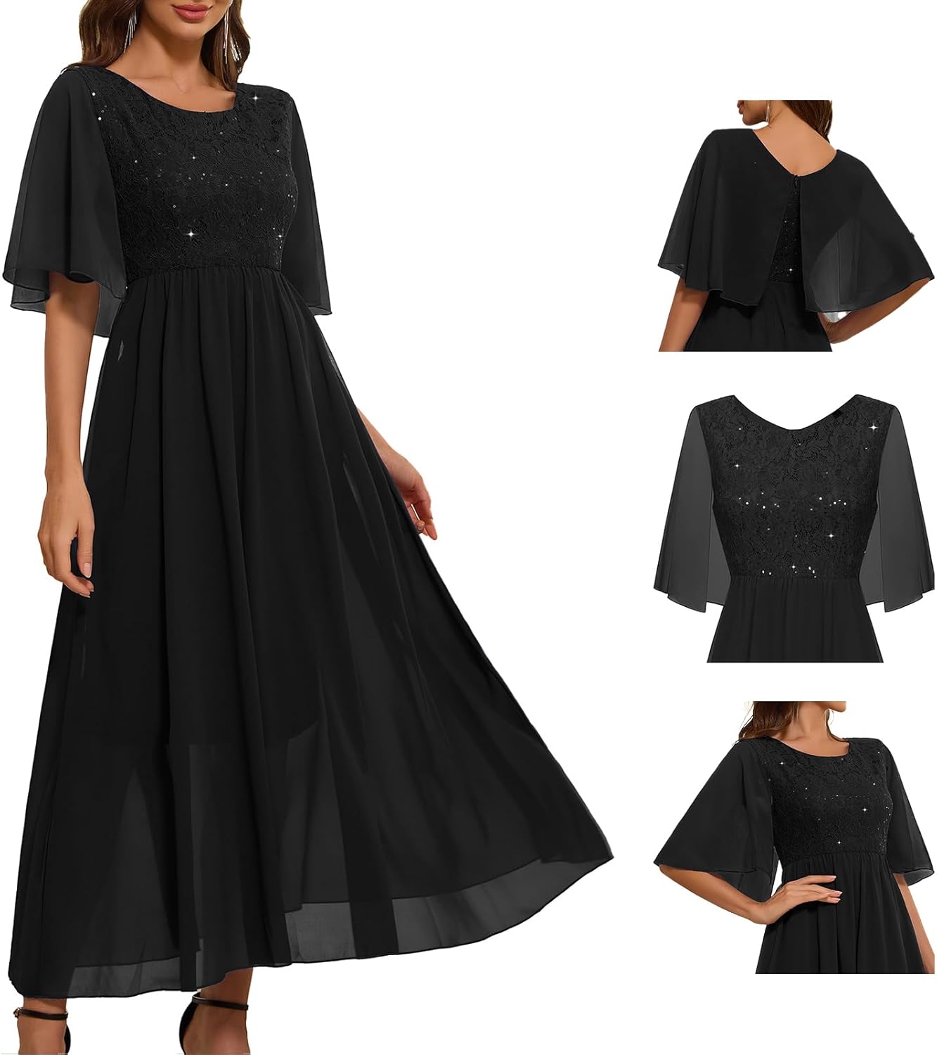 Women's Wedding Guest Long Dress Cocktail Party formal