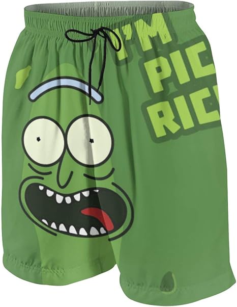 Pickle rick swim trunks Clearance