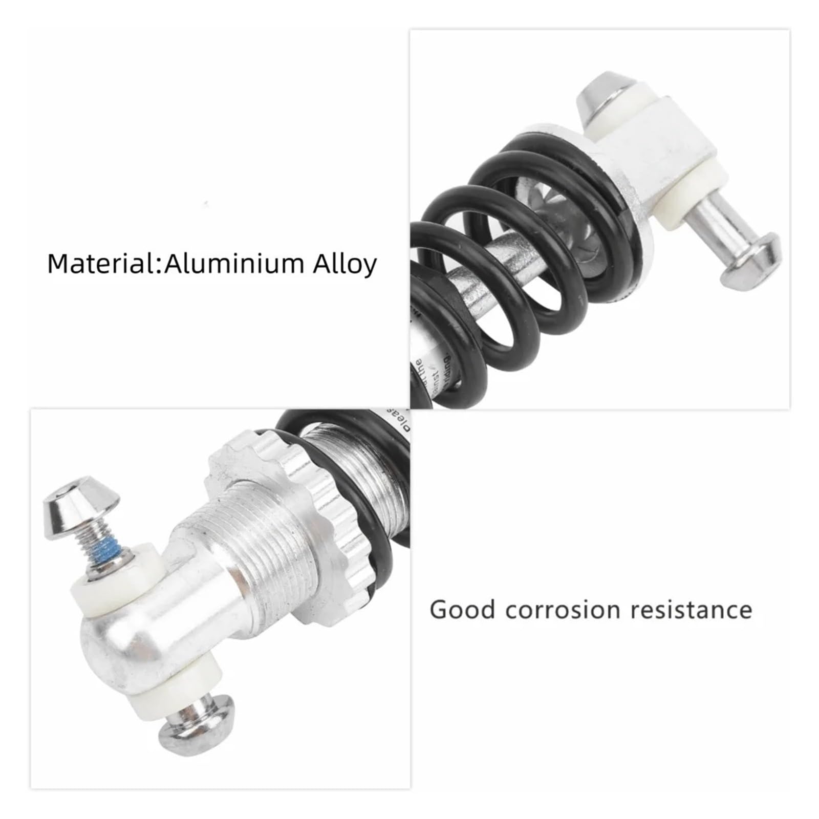 Amortiguador trasero de alta resistencia Amortiguador Trasero De Resorte Suspensión Aleación Aluminio For Bicicleta 150mm