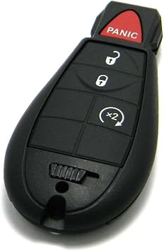 Mopar OEM Dodge Keyless Entry Remote Fob 4-Button Fobik Smart Key FCC ID GQ4-53T / P/N 56046955