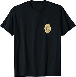 Private Investigator Badge UN Guard Uniform Top Tee T-Shirt