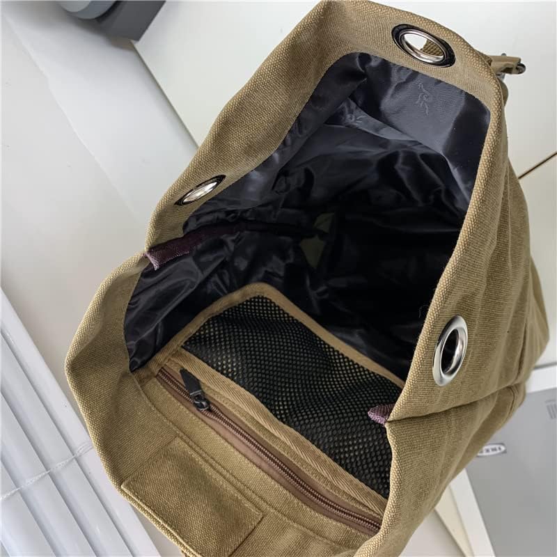 Large Capacity 60L Canvas Backpack Travel Casual Daypack Climbing Military Duffel Bag Outdoor Camping Hiking For Men Women4
