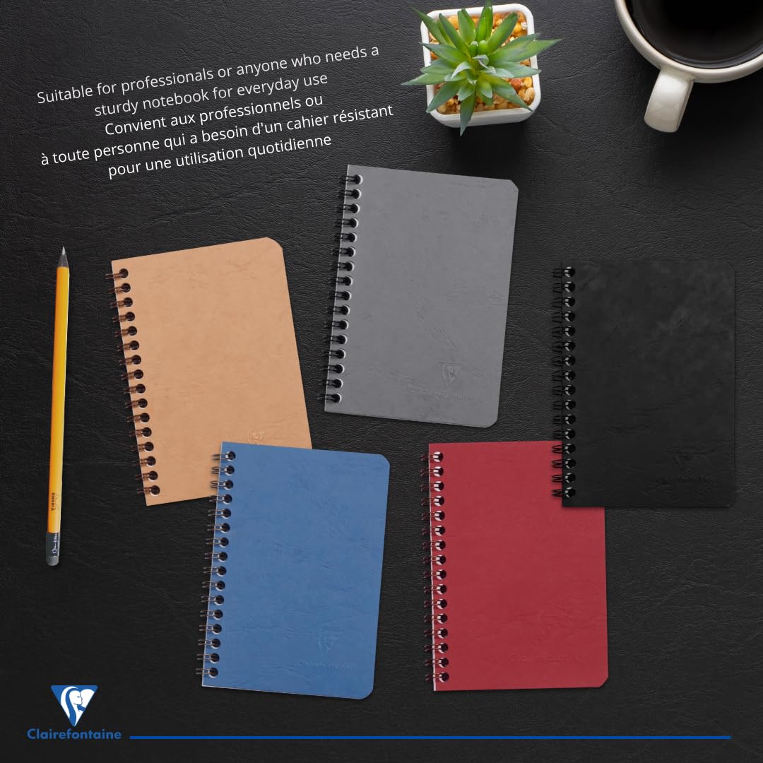 Amazon.com : Clairefontaine 785964C Collection Age Bag Blue Spiral