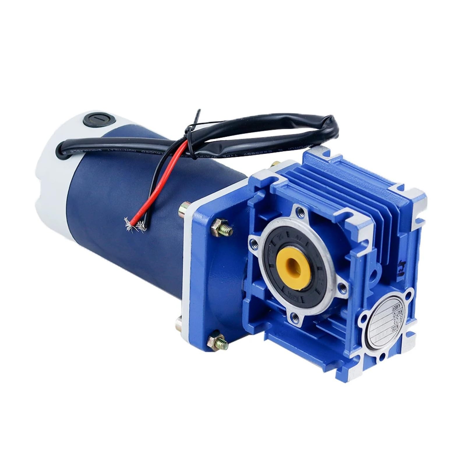 90W 12V 24V DC NMRV30 Schneckengetriebemotor RV30 mit selbstsichernder Geschwindigkeitseinstellmöglichkeit im Uhrzeigersinn und gegen den Uhrzeigersinn für Garagentor(35rpm,RV30 12V)