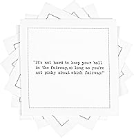 Vista 41 de Five Star Funny Snarky Quotes Servilletas de cóctel de algodón blanco 50 servilletas desechables de lujo con citas ingeniosas de bar
