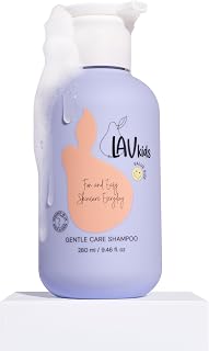 Lav kids milt vårdschampo för barn, 280 ml, pumpflaska, daglig hudvård