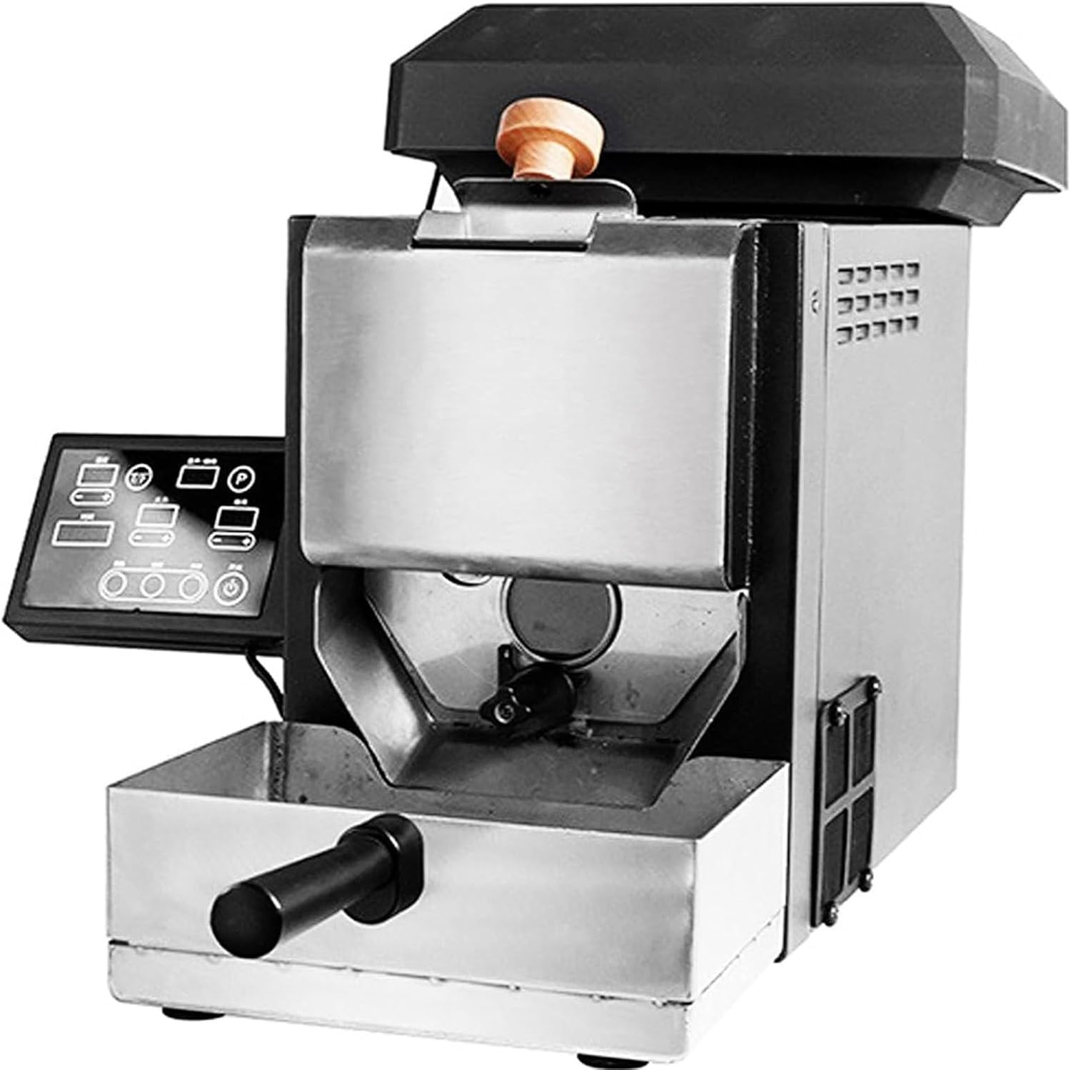GTHTUHFD 200G Electric Coffee Roaster For Home & Commercial Use, Automatic Drum Roaster With Transparent View, Digital Display For Perfects Roasting & Baking