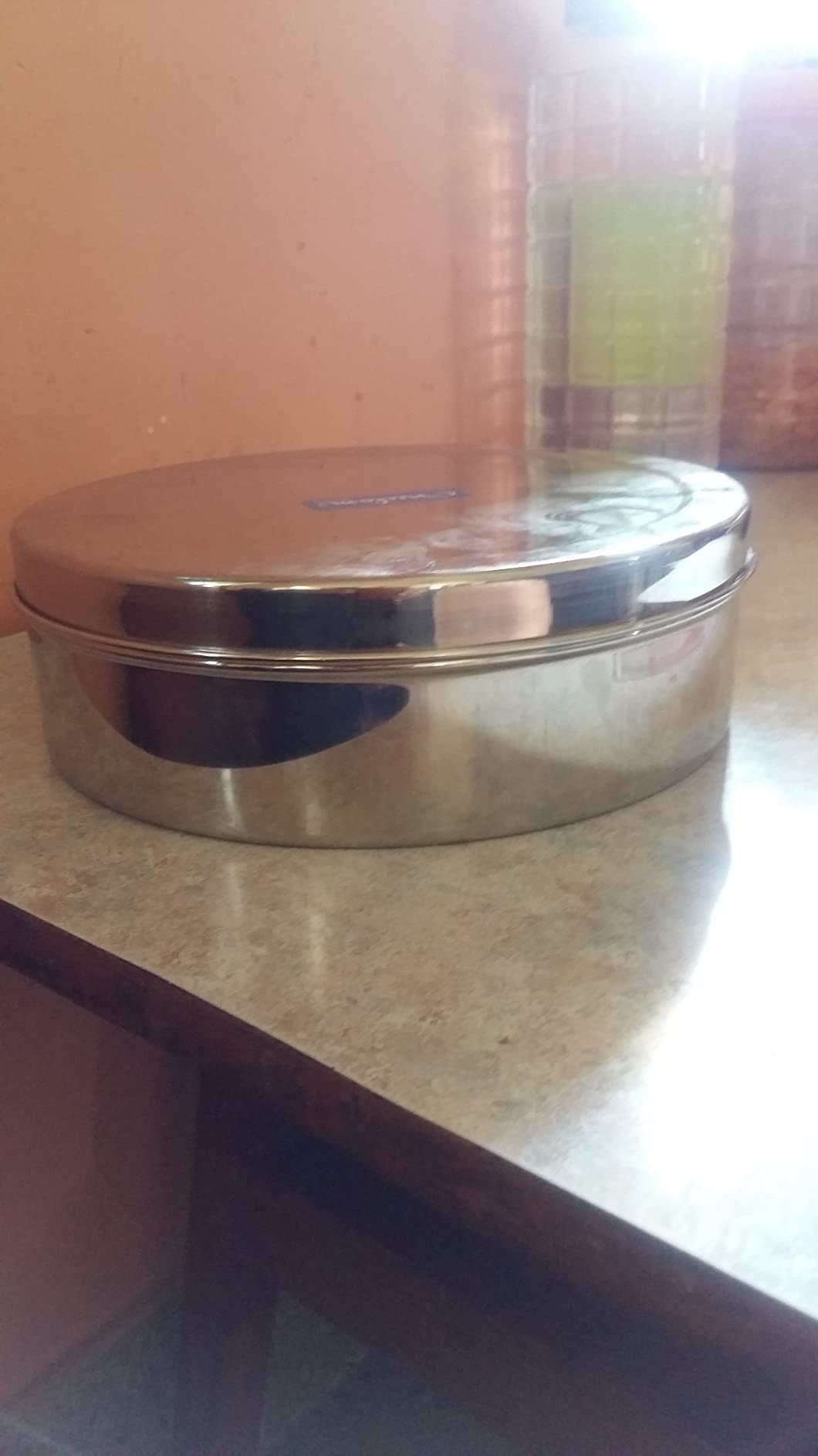 Neelam Stainless Steel Puri Dabba - 9 Inches, 26G, 775 Ml Capacity, Silver - View #10