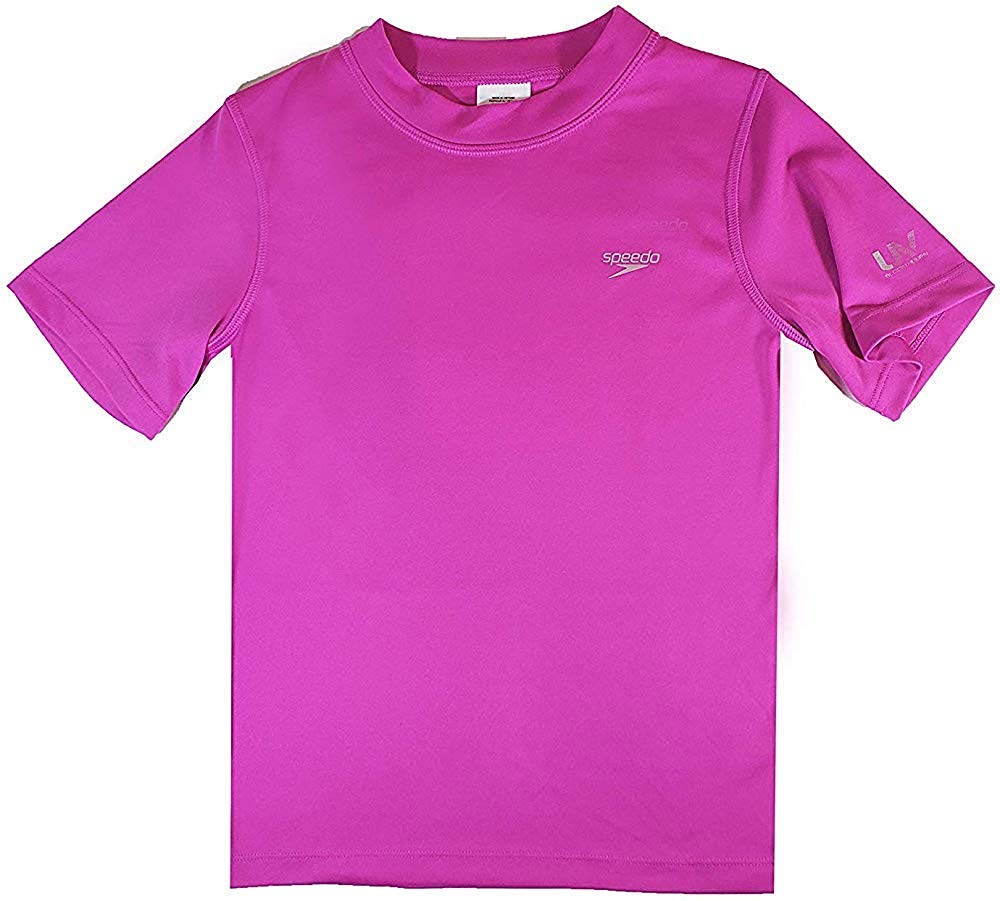 Speedo Girl's Rash Swim Tee Set of 2