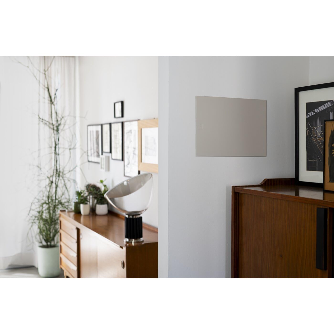 Boîtier encastrable pour cloison sèche avec bornier – Tableau électrique 36 modules DIN (3 x 12), ultra fin 11 mm, style moderne et élégant, IP40, rail DIN, pour rénovation d'appartements, sable