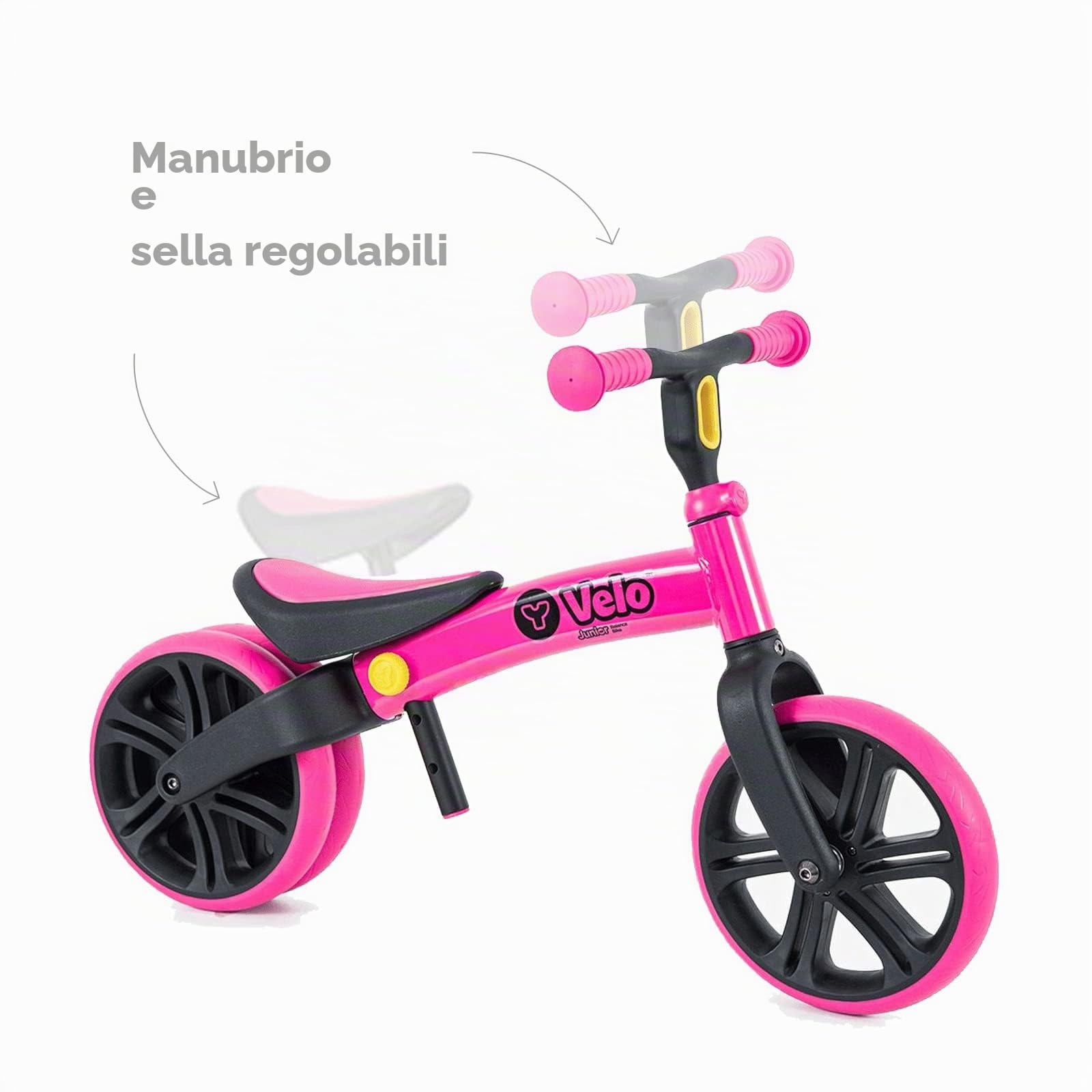 Yvolution 101050, Bicicletta. Bambino, Rosa, Y Velo Junior 9"