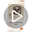 Image of Havells Ventil Air DSP 230mm Exhaust Fan| Cut Out Size: O9.5| Watt: 40| RPM: 1350| Air Delivery: 510| Suitable for Kitchen, Bathroom, and Office| Warranty: 2 Years (Choco Brown) (Pack of 2)