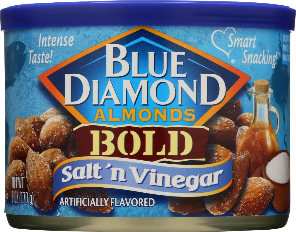 Blue Diamond Salt & Vinegar Almonds (Pack of 4)