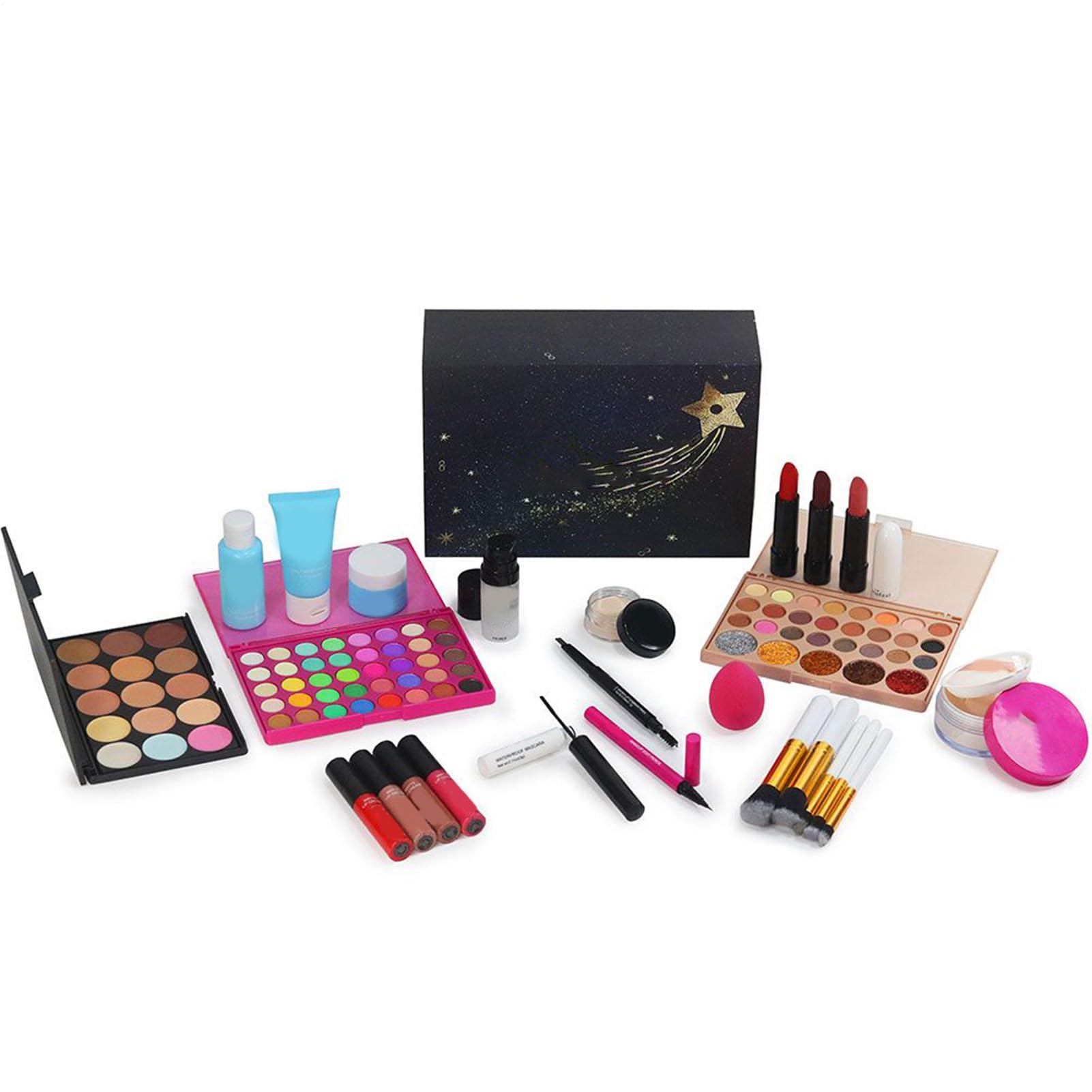 Kit De Maquillaje De Viaje Juego De Maquillaje Facial Ligero Con Paleta De | Set De Maquillaje Facial Para Novia Amiga Hermana Hija Familia Amigos Compañeros