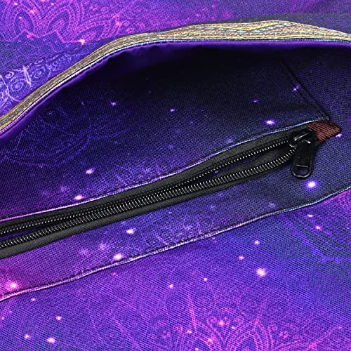 Kyku Yoga Mat Bag - Yoga Mat Carrier Purple - Yoga Bags With Zipper Pocket - Fits Most Size Mats #TOP2