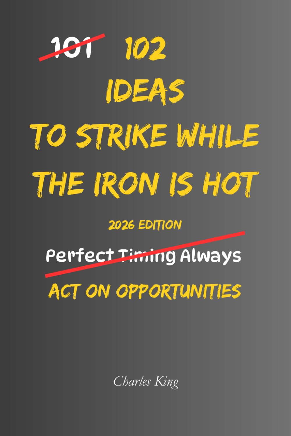 102 Ideas To Strike While The Iron Is Hot: No Perfect Timing. Simple Everyday Ideas To Recognise Opportunities, Take Action, Avoid Delay, and Make The Most Of Every Chance. (The 102 Series)