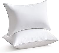 Vista 9 de Oubonun Juego de 2 almohadas lumbares de 12 x 20 pulgadas – Funda 100% algodón – Insertos de almohada rectangular cuadrada para sofá – Par