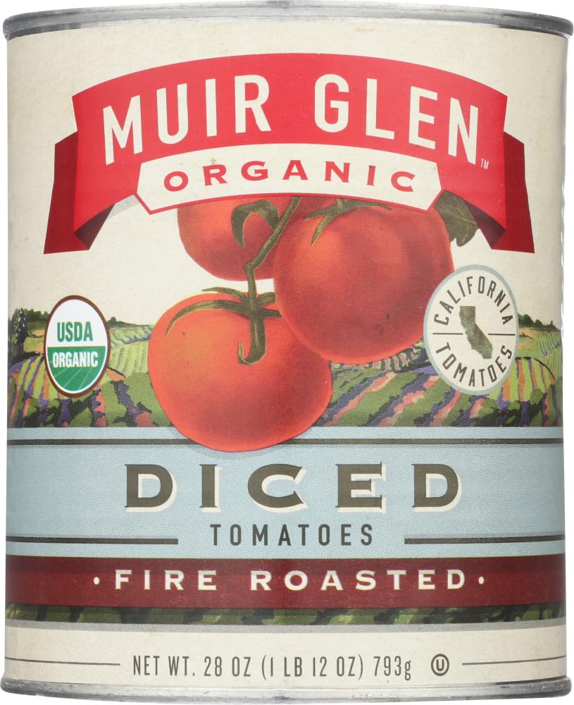 Amazon.com : Muir Glen Diced Fire Roasted Tomatoes 28.0 OZ(Pack of