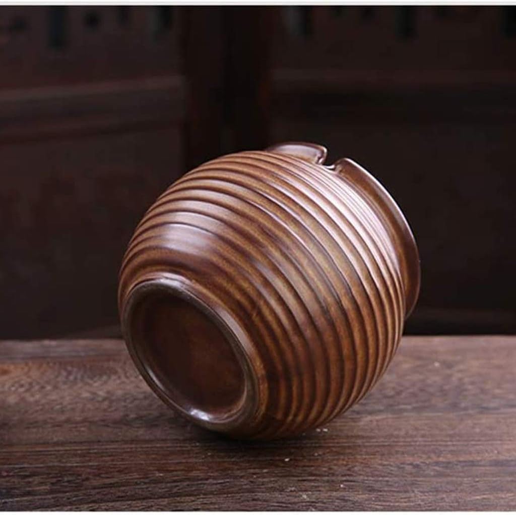 Ceramic Ashtray, Desktop without Lid, Smoking Ash Tray for Home Office Decoration