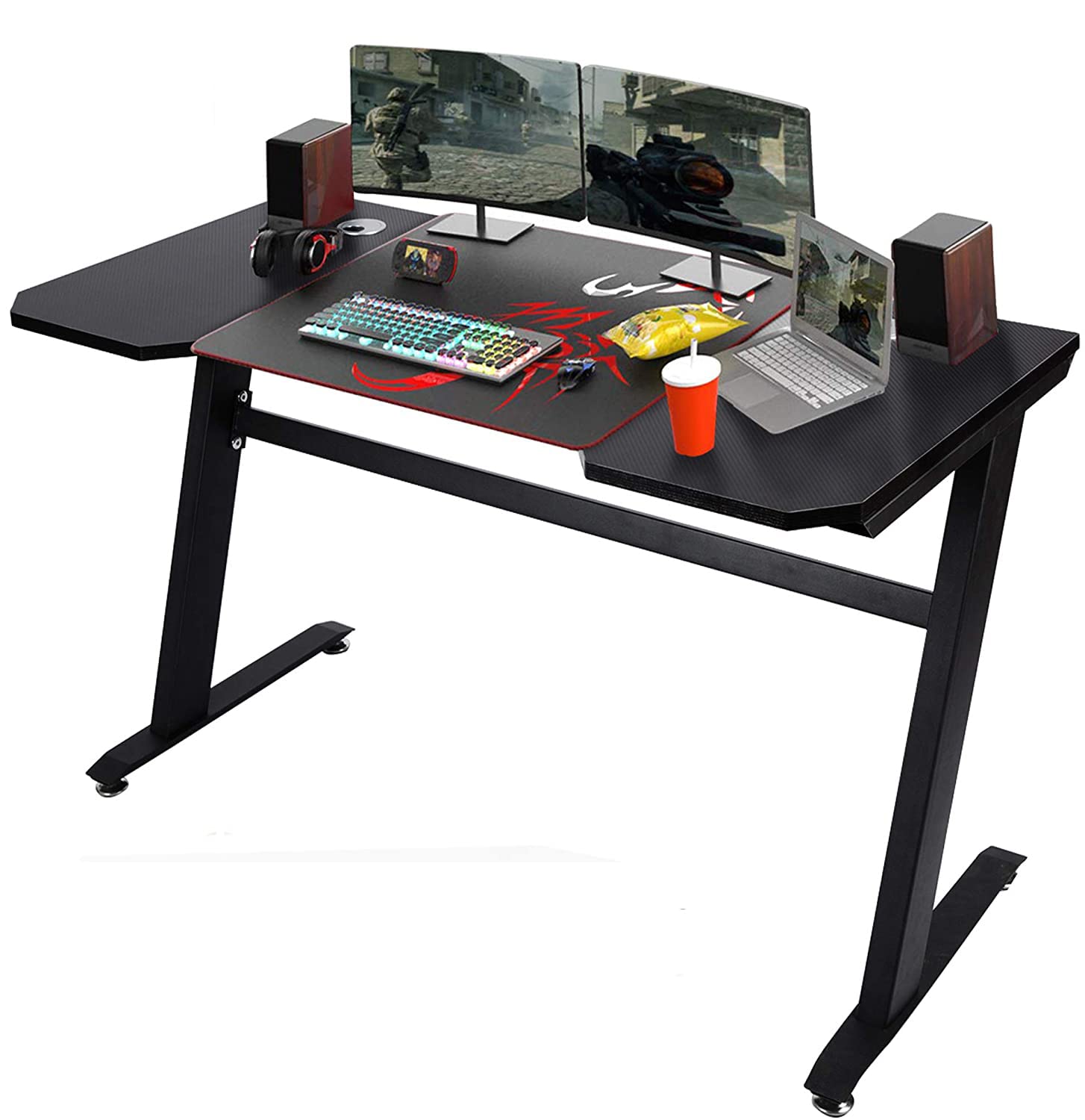 Buy Hipet Gaming Desk Computer Desk Racing Style Office Table Gamer Pc