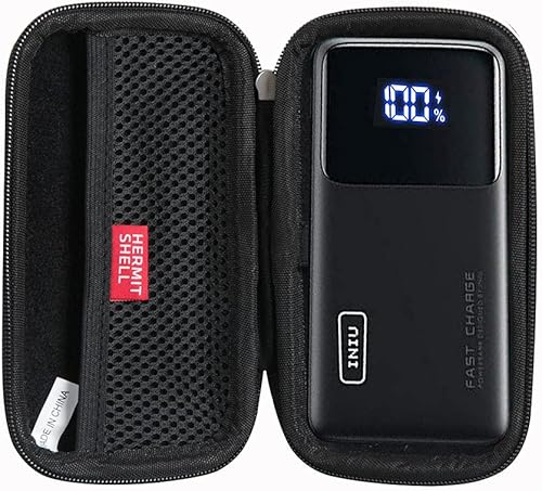 Hermitshell Funda de viaje para INIU 18W PD3.0 QC4.0 carga rápida 10500mAh / cargador portátil INIU 10000mAh banco de energía [versión 2021] (negro