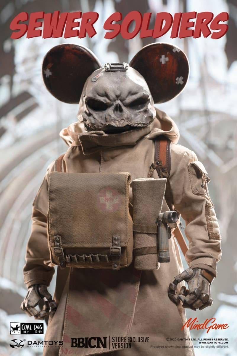 Amazon.co.jp: DAMTOYS x COALDOG 1/6 MindGame Sewer Soldiers Quack 