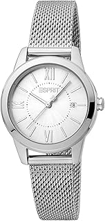 ساعة ES1L239M1105 من اسبريت للنساء انالوج بمينا فضي بسوار