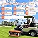CHINS 36V 100AH Lithium Battery for Golf Cart with 36V 25A Charger, Monitor, Built-in Bluetooth 200A BMS, 36V Golf Cart Battery with 7.68kW Output, 1000A Peak Current
