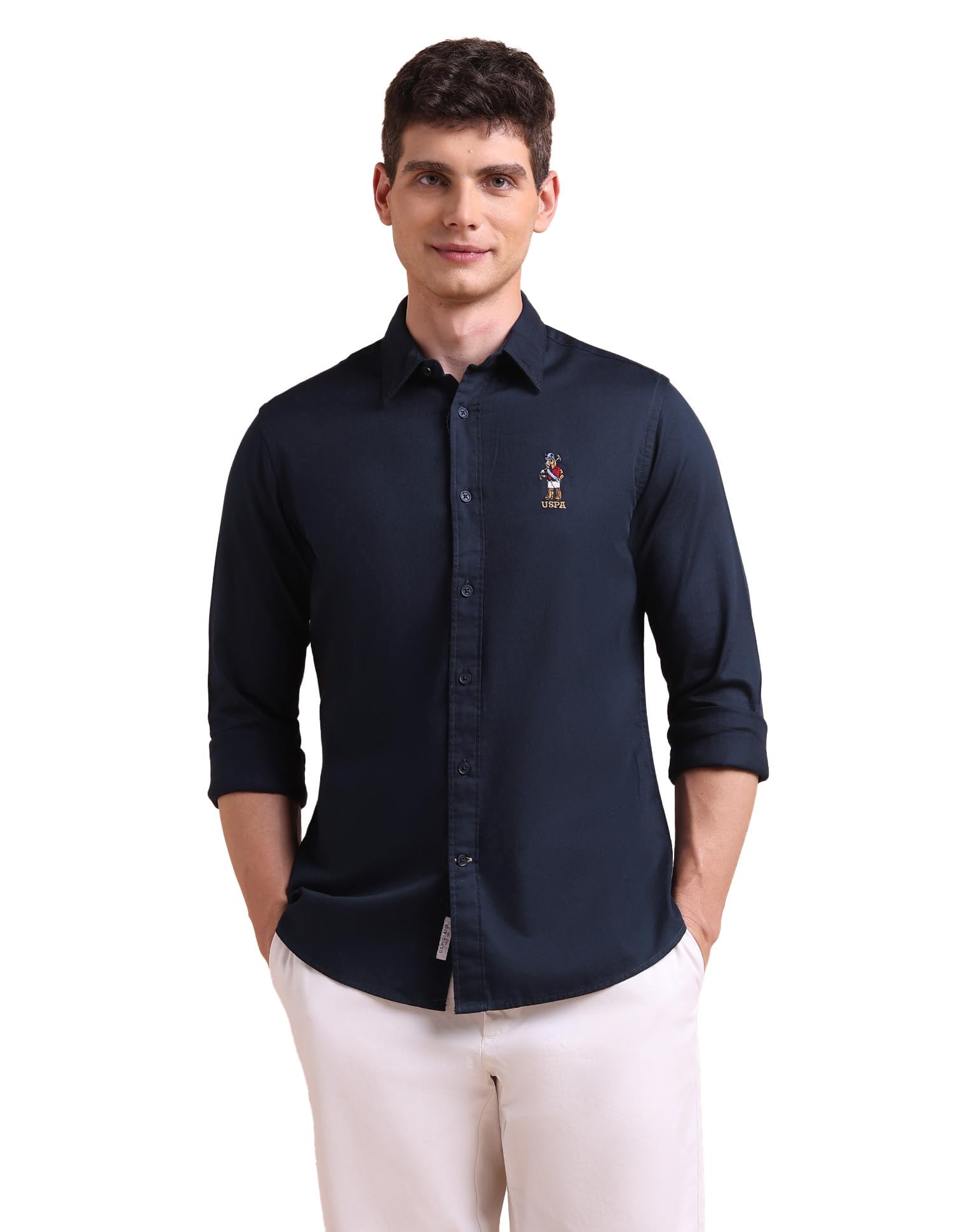u.s. polo assn. U.S.Polo Association Men's Tailored Fit Button Down Shirt-picture-39