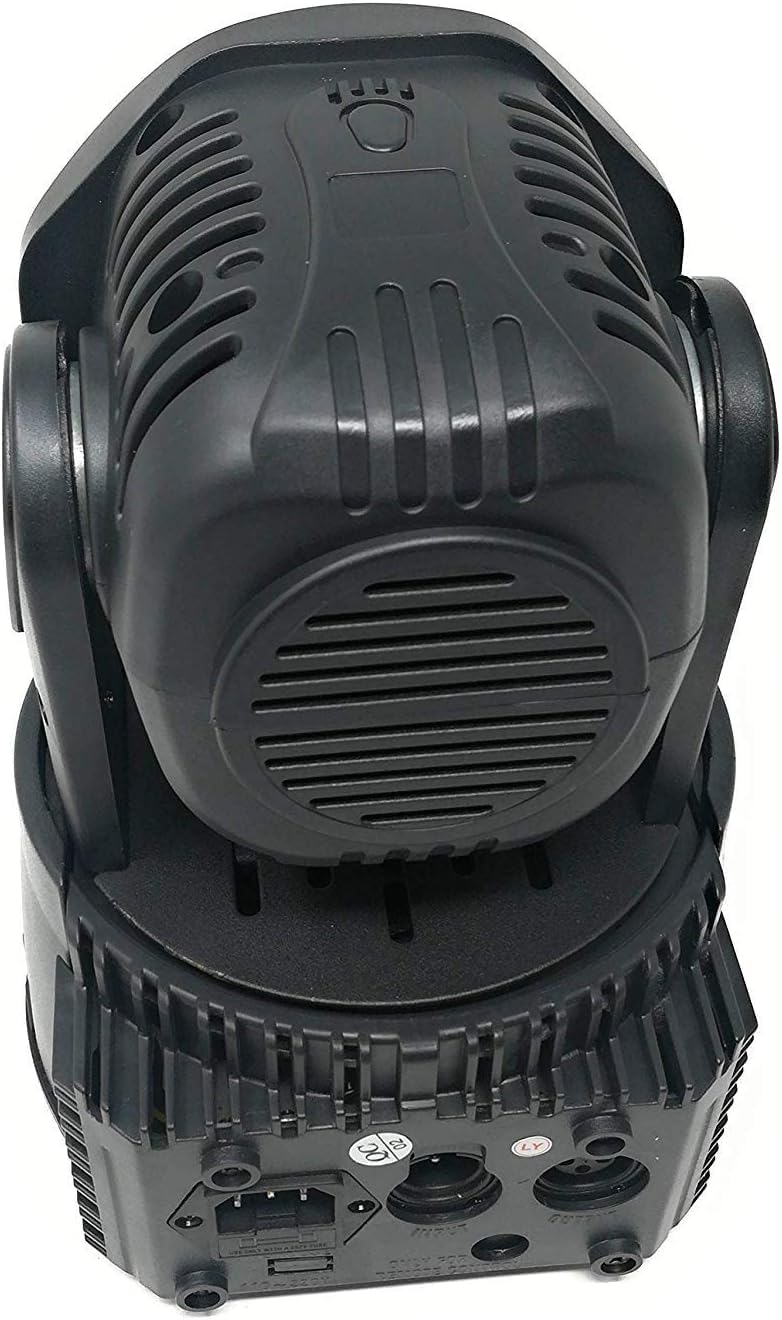 PROIETTORE LED RGB TESTA ROTANTE MOBILE EFFETTI DISCO 7 LED 10W Led wash DMX, TESTA GIREVOLE