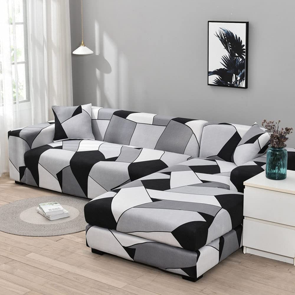 Housses de canapé élastiques LIJUCAI extensibles pour salon et fauteuil