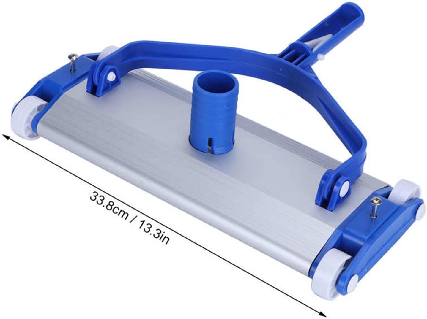 Swimming Pool Aluminum Alloy Vacuum Cleaner Brush Dirt Suction Head Accessory