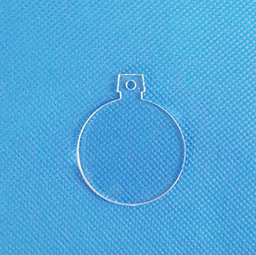 10PCS of Acrylic Christmas Ornaments Keychain Blanks,Laser Cut Key Chains, Blank Round Soto (3.0") - Thumbnail 3