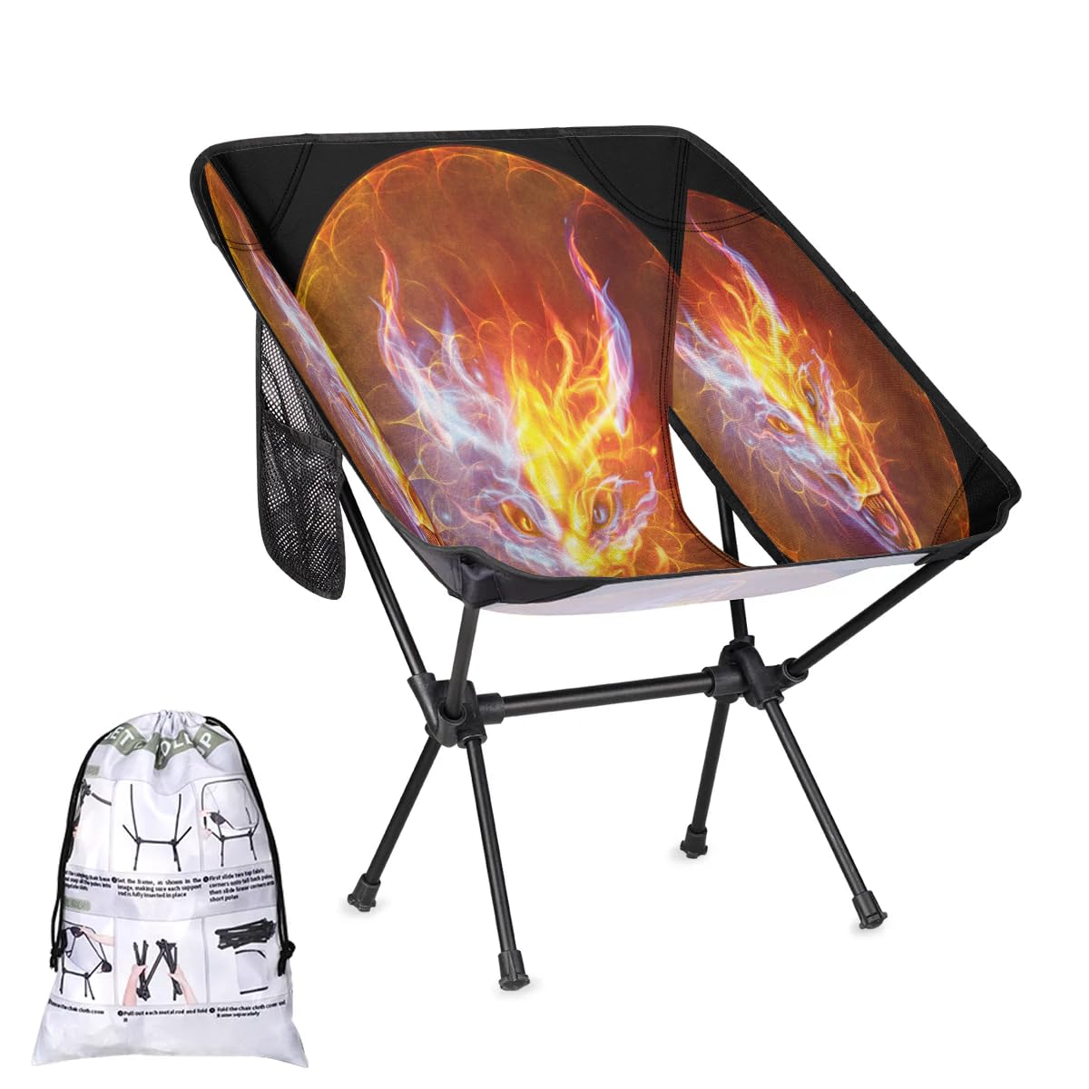 Amazon.com: Dragon Fire Camping Chairs for Adults Ultralight