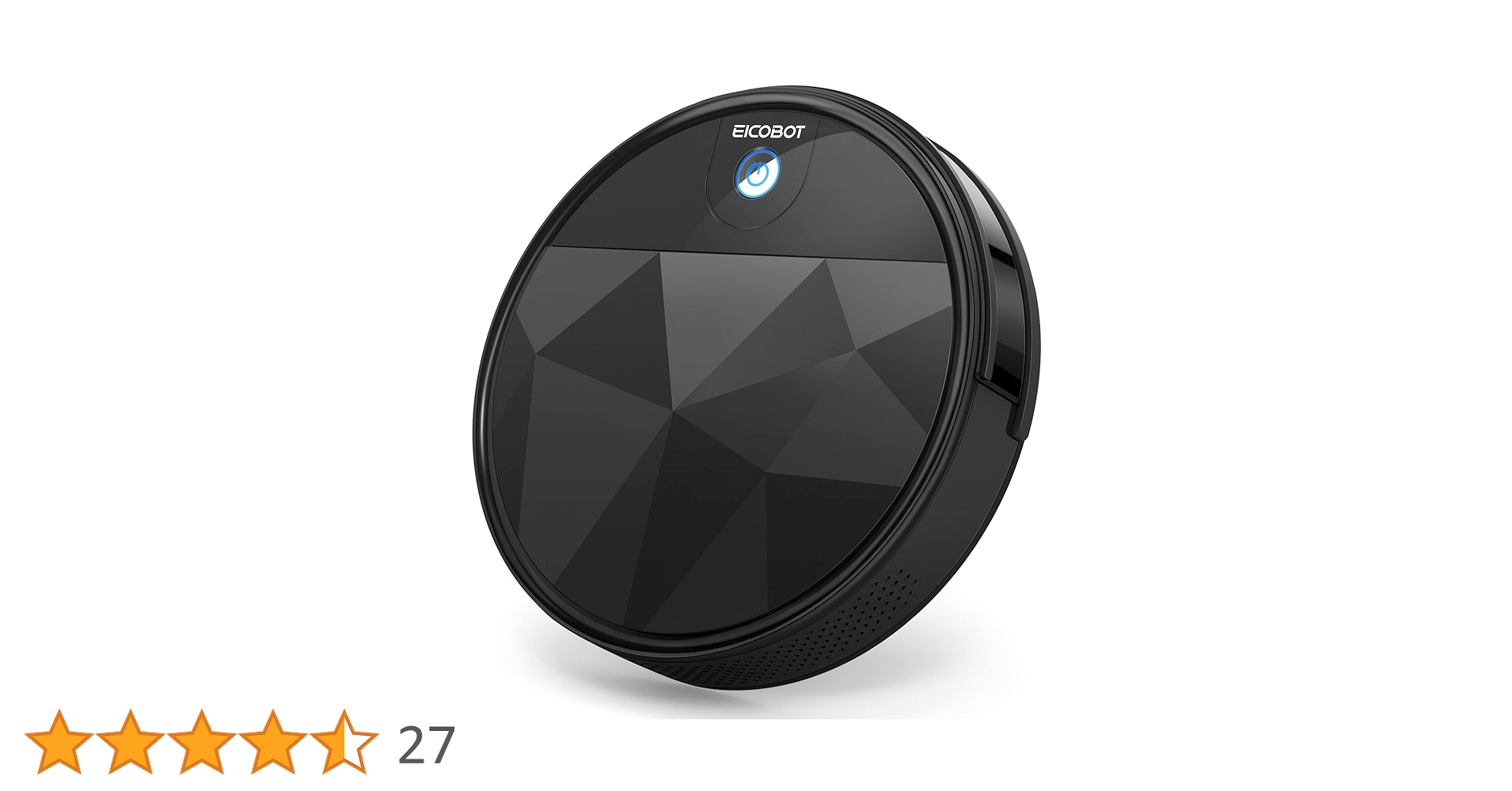ロボット掃除機 2000Pa吸引 お掃除ロボット 130分 7.8cm薄型 黒 Amazon | ロボット掃除機 EICOBOT 2000Pa吸引 お掃除ロボット