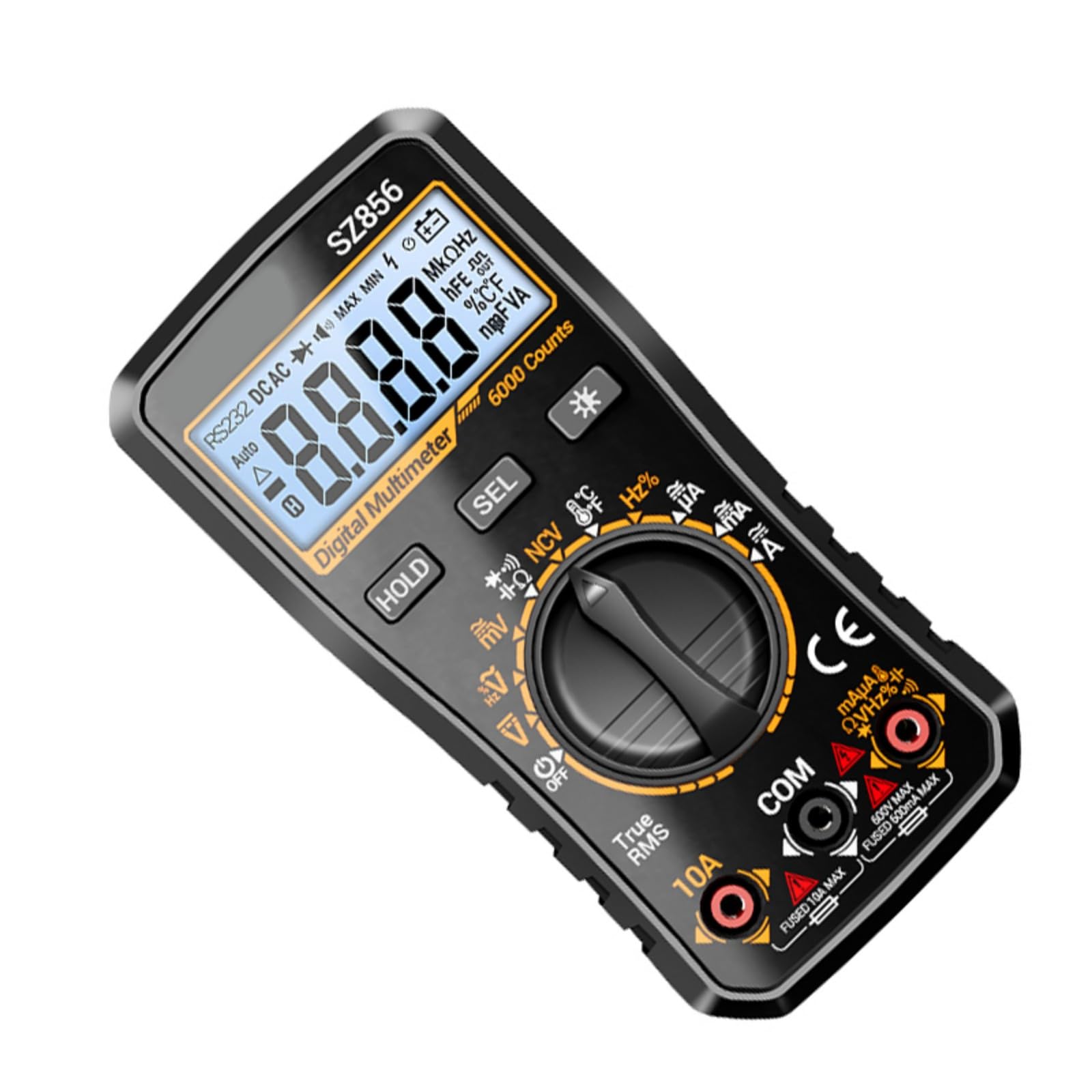 6000 Counts Digital Multimeter with NCV Detections and Backlit for Electrical Diagnostics Digital Multimeter