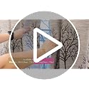 Image of Homefab India Jute Modern 2 Piece Eyelet Polyester Window Curtain Set - 5ft, Maroon