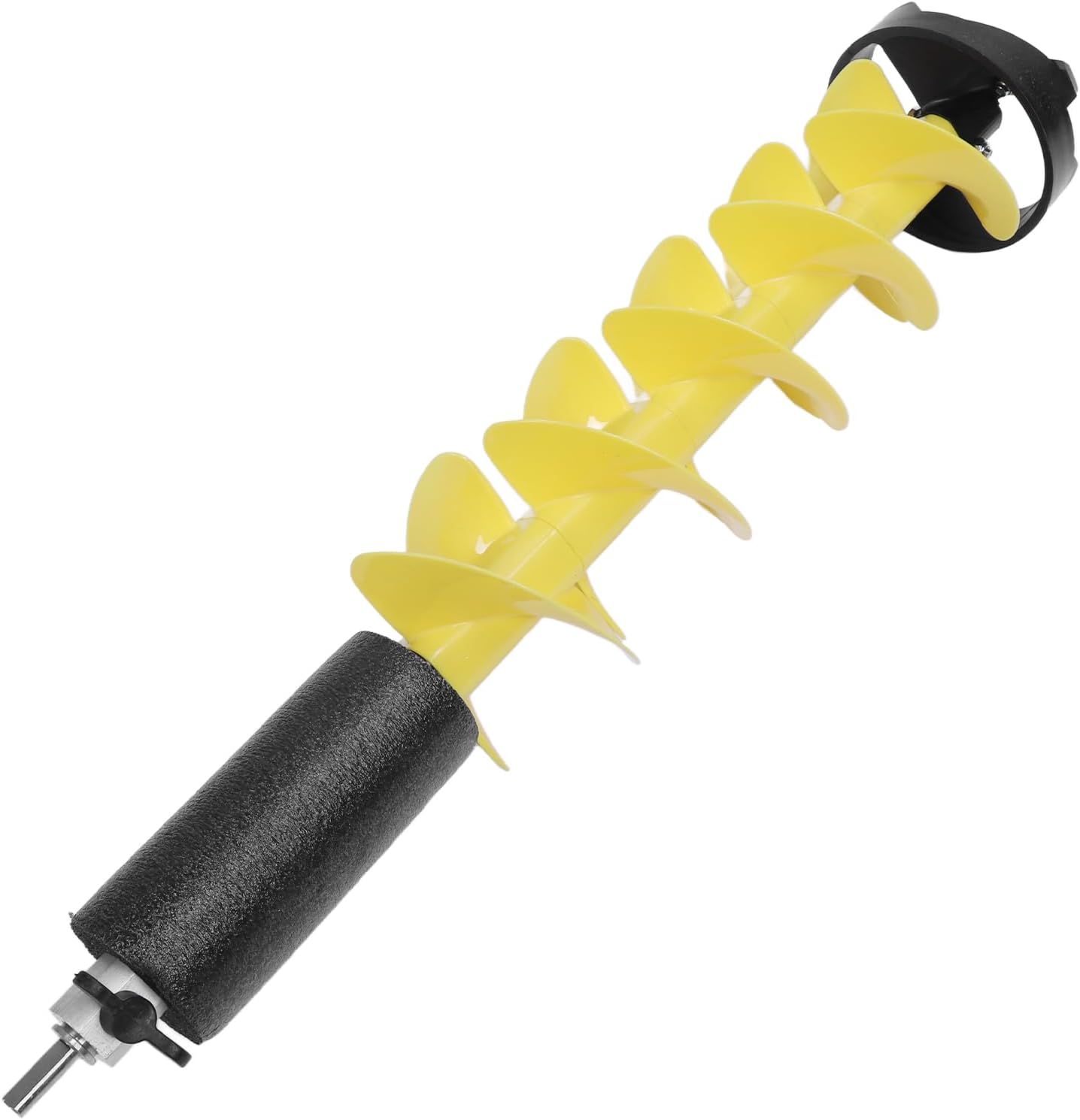 Ejoyous Ice Auger Drill Adapter, Ice Auger for Fishing Electric Nylon Corless with Positioning Drill for Enthusiasts