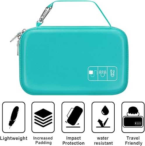 Miniatura 4 de Canboc Estuche organizador electrónico de viaje duro para MacBook adaptador de corriente Cable cargador Apple Magic Mouse Power Bank Apple Pencil