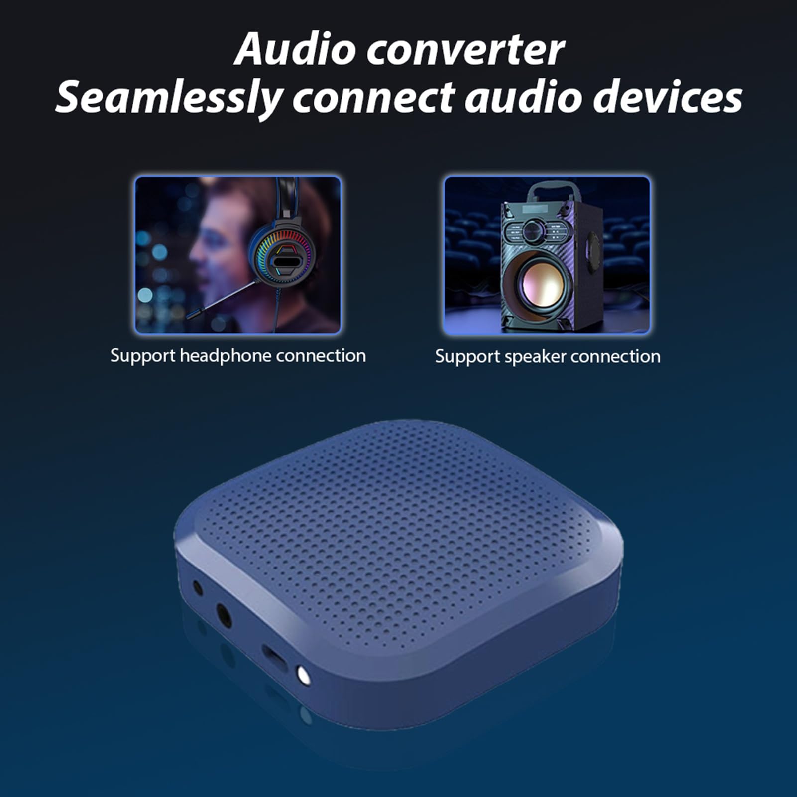 Set di Batteria Elettrica Professionale Intelligente a Basso Ritardo per Principianti e Batteristi Professionisti con connettività Versatile per Adulti e Bambini (Blu navy)